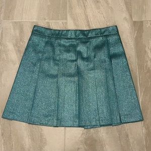 Aritzia Sparkly Shimmer Pleated Skirt